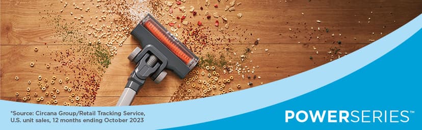 BLACK+DECKER POWERSERIES 20V MAX Cordless Stick Vacuum Cleaner, Household Vacuum Cleaners for Hardwood Floors and Carpet, LED Lights, Detachable, Anti-Tangle, Lightweight, Bagless (BHFEA18D1)