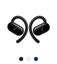 Soundcore V20i by Anker Open-Ear Headphones, Adjustable Ear Hooks, Ultra-Comfort, Snug Fit, Powerful Sound, Clear Calls, IP55, 36H Playtime, Bluetooth 5.4 Wireless Earbuds, Multipoint Connection