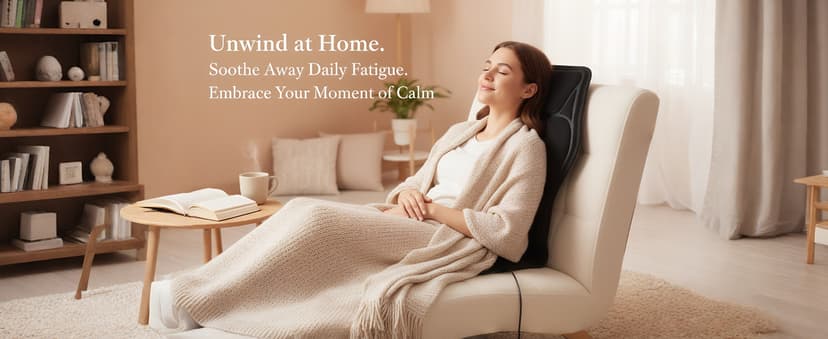 Vibration Back Massager with Heat, Seat Massager with 9 Vibrating Motors & 5 Modes, Chair Massager Cushion, Massage Pad for Chair, Office, Gifts for Mom