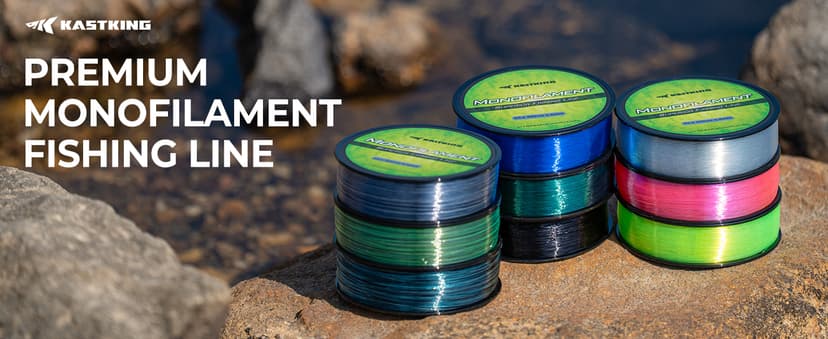 KastKing World's Premium Monofilament Fishing Line - Paralleled Roll Track - Strong and Abrasion Resistant Mono Line - Superior Nylon Material Fishing Line - 2015 ICAST Award Winning Manufacturer