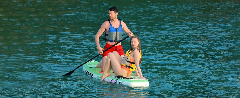 Poseidon Adjustable Water Safety Life Jacket - Classic Unisex Design with Front/Rear Storage Compartments for Multiple Water Activities