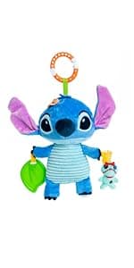 Disney Baby Lilo & Stitch Soft Huggable Stuffed Animal Cute Plush Toy for Toddler Boys and Girls, Gift for Kids, Blue Stitch 15 Inches