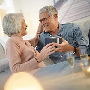 50th Anniversary Wedding Gifts for Couple/Parents/Grandparents, 50th Golden Presents for Marriage, Gold Porcelain Keepsake Plate with Stand, 10 inch