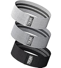 Tribe Lifting Fabric Resistance Bands for Legs - Workout Bands Resistance Bands for Men and Women - Booty Bands for Working Out - Exercise Bands Resistance Bands Set - Elastic Bands for Exercise