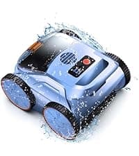 (2025 New) Cordless Robotic Pool Cleaner, Robotic Pool Vacuum for Inground Pools, Floor, Wall, Waterline and Drain Cleaning, 180 min Battery Life for Pool Up to 2150 Sq.ft