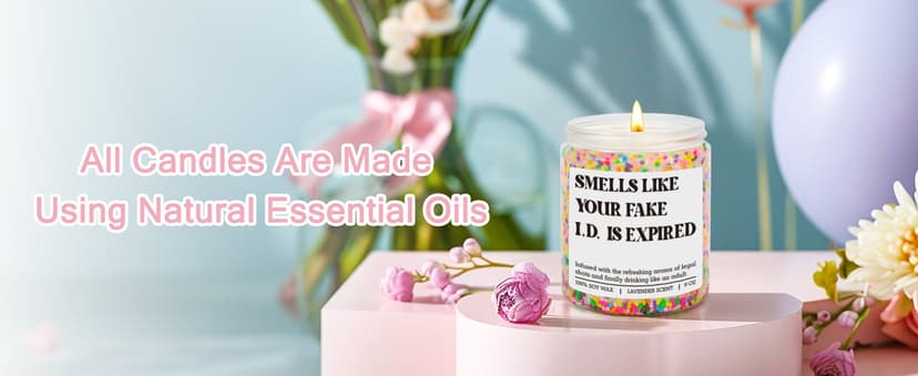 Happy 21 Year Old Birthday Gifts, Cool 21st Birthday Candle for Girls, Boys, Funny Turning 21 Ideas for Friend, Daughter, Men GSPY Candle, 21st Birthday Gifts for Women, Female, 21 Year Old, Her, Him B0FPLWDWQ3
