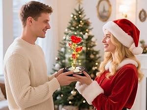 Childom Birthday Gifts for Women,Flowers for Delivery Prime,Colorful Rainbow Light Up Rose in A Glass Dome,Christmas Rose Gifts for Her Mom Women Wife Girl Grandma on Christmas Anniversary Valentines