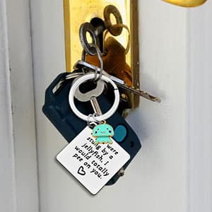 Friendship Keychain Best True Friend Keychain Jewelry Funny Friendship Gift for Teen Girl Boy Women Men Birthday Christmas Graduation Gifts for Best Friends Sister Brother Keyring