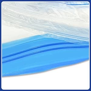 HIBAG Travel Vacuum Bags with Electric Pump for Luggage and Suitcase, Vacuum Seal Compression Packing Bags for Clothes Clothing, Combo 12 Pack