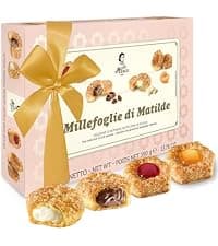 Matilde Vicenzi Roma Cookie Gift Tin - Italian Pastries & Cookies in Individually Wrapped Trays - Bakery Dessert Gifts For Birthdays, Thank You, Get Well and Every Special Occassion - Puff Pastry, Assorted Cookies in Italian Design Gift Tin 32.5oz (920g)