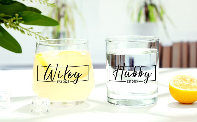 Wedding Gifts for Couples Mr and Mrs Gifts Wedding Gifts for Newlyweds Bridal Shower Gifts for Bride and Groom Just Married Gifts Hubby and Wifey Gifts Newly Wed Gifts for Couple Gifts for Him and Her