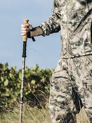 Cascade Mountain Tech Trekking Poles - Carbon Fiber Monopod Walking or Hiking Sticks with with Accessories Mount and Adjustable Quick Locks