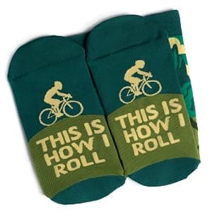 Premium Cotton Blend, Super Soft, Durable, Cycling Gift for Men and Women, Funny Novelty Socks, Bicycle Lovers Lavley Bike Socks Funny Gifts for Cyclists and Bicycle Lovers Men and Women B0C5PLB5V7