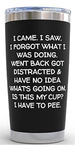 Dad Gifts for Christmas Day - Whiskey Gifts for Men Probably Whiskey Coffee Mug for Dad Tumbler Black 14oz Gift for Whisky Lovers Funny Birthday Present for Coffee Drinkers Gift Ideas for Father's Day