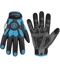 HANDLANDY Cold Winter Weather Fishing Gloves for Men and Women,Fingerless Gloves Convertible Flip Top Mittens
