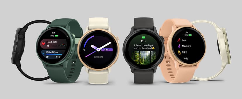 Garmin vívoactive® 6, Health and Fitness GPS Smartwatch, AMOLED Display, Up to 11 Days of Battery, Slate with Black Band