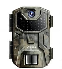 iZEEKER Trail Camera, HD Game Camera with 940nm No Glow Night Vision Motion Activated 0.2s Trigger Time, Hunting Camera No WiFi, IP66 Waterproof for Wildlife Monitoring Outdoor Security Deer Scouting