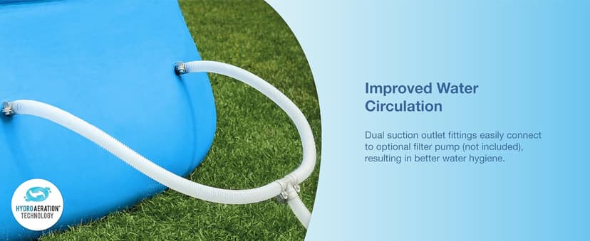 Intex 28120EH Easy Set Inflatable Swimming Pool: 10ft x 30in – Puncture-Resistant Material – Quick Inflation – 1018 Gallon Capacity – 23in Water Depth