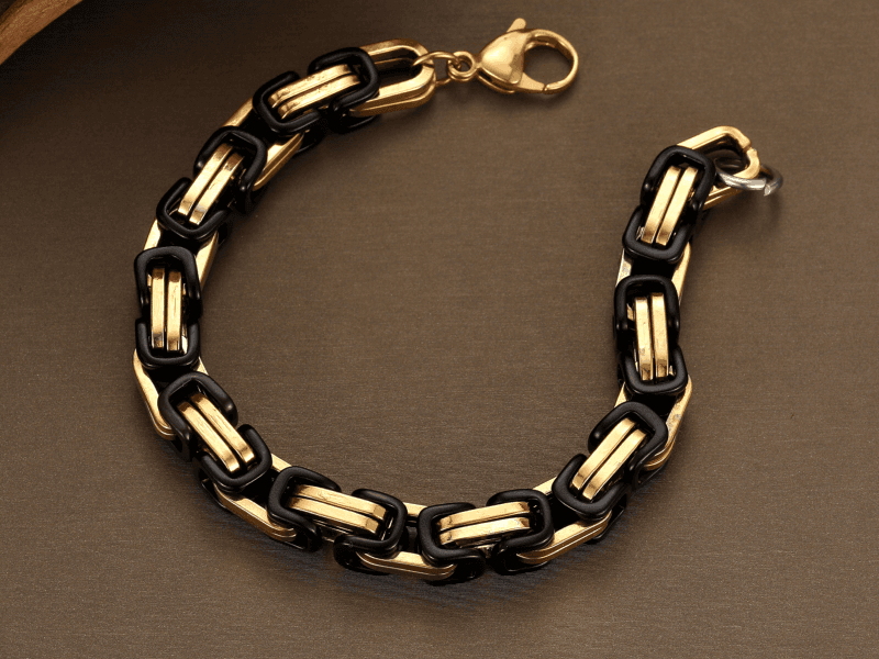 Love You This Much Steel Twist Bracelet for Him - Birthday & Wedding Gift for Husband, Boyfriend, or Fiance