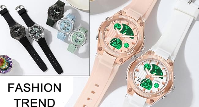 findtime Womens Digital Watch Sport Waterproof Watch Analog Military Tactical Watches LED Backlight Alarm Stopwatch Wrist Watches