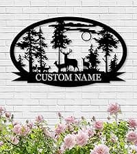 Metal Signs Customized | Personalized Garden Stake Metal Sign | Custom Metal Garden Sign | Personalized Garden Name Sign | Custom Sign Outdoor Metal | Gardening Decor Gifts for Gardeners