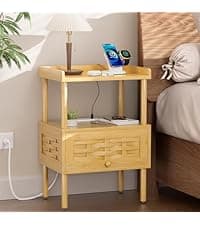 Amazer Guitar Stand, Guitar Rack for Acoustic, Bass, Electric Guitar, Multi Guitar Display Stand Adjustable Bamboo Guitars Holder, Multiple Guitar Stands Floor, for Home Music Studio