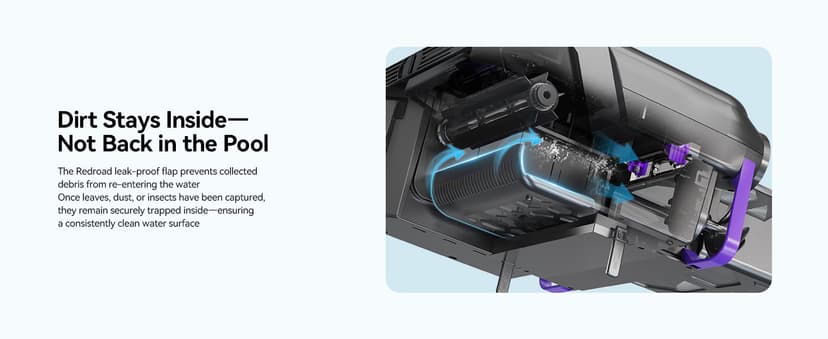 Solar-Powered Robotic Pool Surface Skimmer Cleaner with 24/7 Continuous Cleaning and Re-Engineered Twin Salt Tolerant Motors, Dual Charging,Smart Obstacle Avoidance, 150-um Filtration