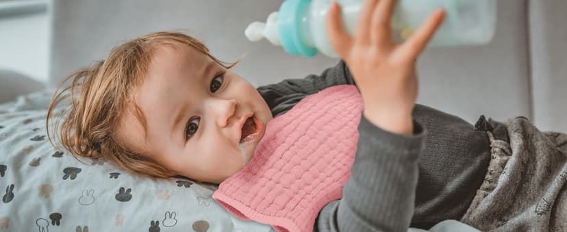 Looxii Muslin Burp Cloths Baby Girl 6 Pack - 20" x 10" - Ultra Soft & Absorbent, 6-Layer 100% Cotton for Spit Up & Drool- Gentle Baby Burping Cloth, Newborn Essentials Shower Gift Girl, Gradient Pink