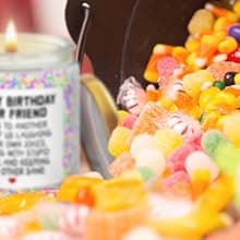 Happy Birthday Gifts for Women, Best Friends, BFF Friendship Gift for Women Funny Gifts for Woman, Best Friends, Her, Sister, Female, Coworker, Girlfriend, Bestie Christmas Candles Gift