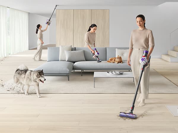 Dyson V8 Plus Cordless Vacuum, Cleans Hard Floors and Carpets, Detangles, Converts to Handheld, 115AW, 2 Power Modes, Up to 40 Minutes¹