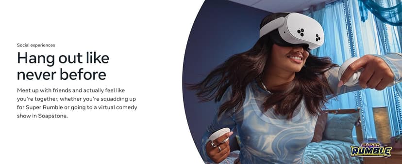 Meta Quest 3S 128GB — Get Batman: Arkham Shadow and a 3-Month Trial of Meta Horizon+ Included — All-in-One Headset