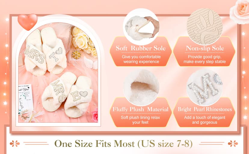 Malden International Designs Silkscreened Corinthians Verse Mr & Mrs Wood Picture Frame, 5x7, Off White