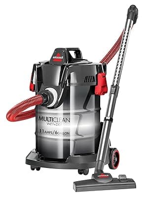 Bissell 2035M MultiClean Wet/Dry Garage and Auto Vacuum Cleaner, Red