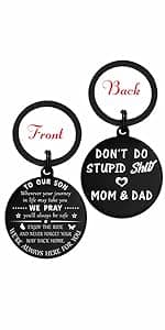 ENGZHI Son Keychain, Son Gifts for Teen Boys, Adult Son Gradution 2025 Present for Birthday Fathers Day Valentines