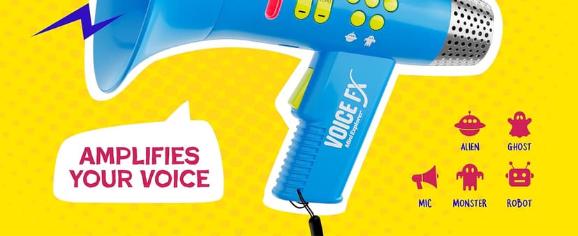 Voice Changer for Kids - Gifts for Kids - Voice Changing Device for Boys & Girls Ages 3-8+ Olds - Birthday Gifts for 3, 4, 5, 7, 8 Year Old Boy - Cool Outdoor Toys Gift Ideas for Kid, Toddler