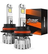 SEALIGHT H7 Bulbs 36000LM Ultra-Bright S6 H7 ATV Bulbs No Adapter Required No Cordless, 6500K White Light, 60000+Long Lifespan, Plug-N-Play, Marker Light Assemblies, Pack of 2