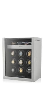 TIMECUBE 9 Watch Winder with 4 Storage Slots and Interior Light