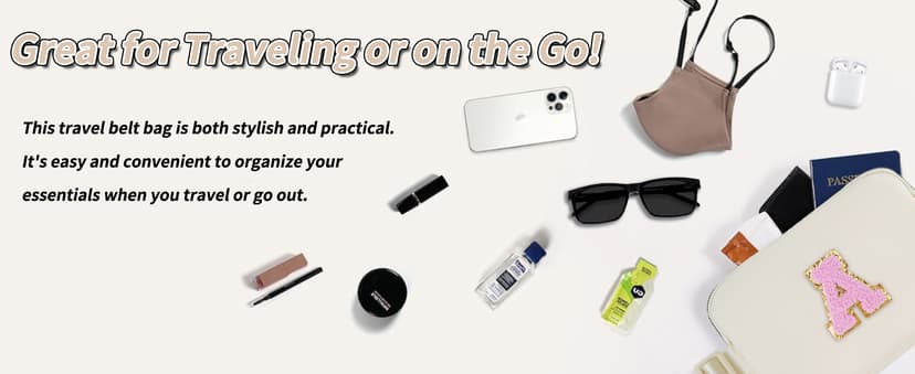 Birthday Gifts for 4 5 6 7 8 9 10 11 12 13 Year Old Girls,Graduation Gifts for Teens Kids Daughter Sister Her,Fanny Pack Crossbody Bag Belt Bag Cute Trendy Stuff | Cream,A