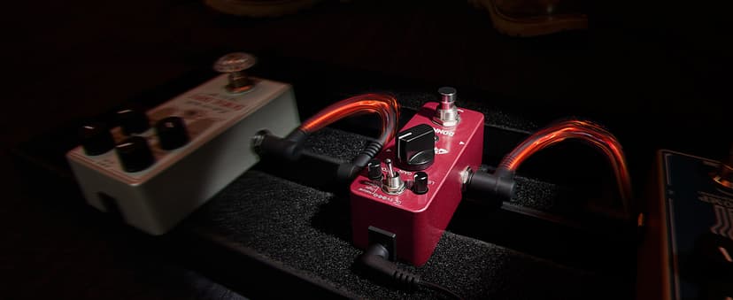 Donner Distortion Guitar Pedal, Morpher Mini Distortion 3 Modes Natural, Tight, Classic Crunch 80s Metal for Electric Guitar True Bypass