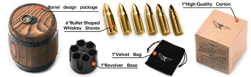 Gifts for Men Him Christmas, Whiskey Stone Gifts for Husband Anniversary, Unique Birthday Gift Ideas for Dad from Daughter Son Wife, Cool Stocking Stuffers, Bourbon Gadgets for Grandpa Uncle Father