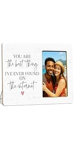 Soul Sister Gifts Picture Frame for BBF Friends Bestie, Long Distance Friendship Wooden Picture Frames