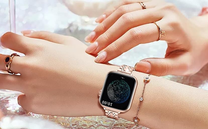 Slim Watch Band Compatible with Apple Watch 41mm 45mm 42mm 44mm 40mm 38mm Metal Stainless Steel Watchband Suitable for iWatch 10/9/8/7/6/5/4/3/2/1/SE Series Women Luxury Strap