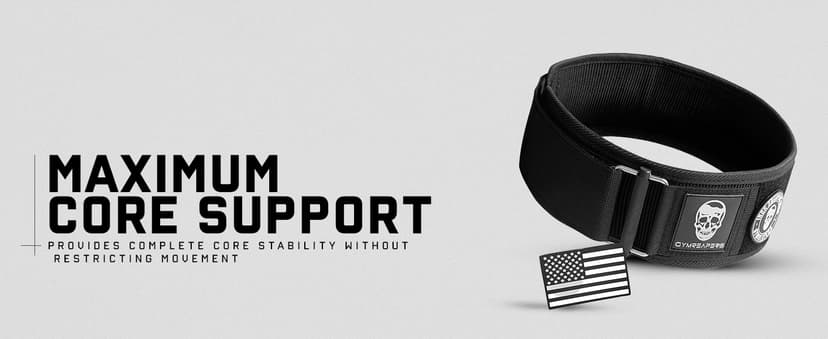 Gymreapers Quick Locking Weight Lifting Belt for Men Gym Belt for Powerlifting Deadlift Belt with 4 Inch Neoprene Metal Buckle Back Support Weightlifting Belt Women