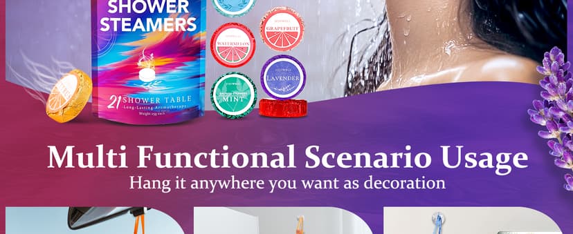 Shower Steamers Aromatherapy - 21Pcs Birthday Gifts for Women, Wife, Mom, Essential Oil, Nasal Relief, Self Care Home Spa Gifts for Woman, Elephant Christmas Gifts for Adults, Women, Teachers, Her