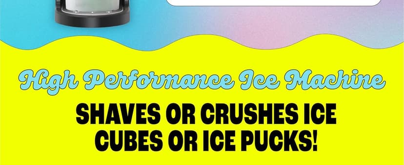 Hawaiian Shaved Ice S777 Snow Cone and Shaved Ice Machine with Blade Adjustment Knob and 5 Reusable Plastic Ice Mold Cups. Great for Granitas, Seltzers, Italian Soda and More 120V, Matte Black