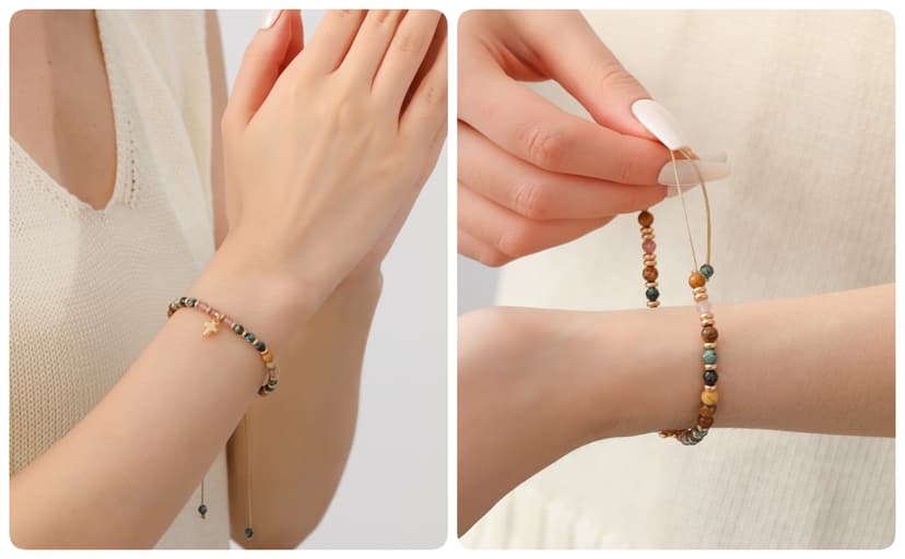 Christian Gifts for Women, Cross Bracelet, Christian Gifts, Inspirational Gifts for Women, Natural Stone Bracelets, Religious Gifts for Woman