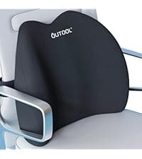 Lumbar Support Pillow for Office Chair, Office Home Essentials,Gifts for Mom,Dad, Back Support Pillow for Car, Chair Cushions,Back Pain Relief Improve Posture,Mesh Cover Double Adjustable Straps