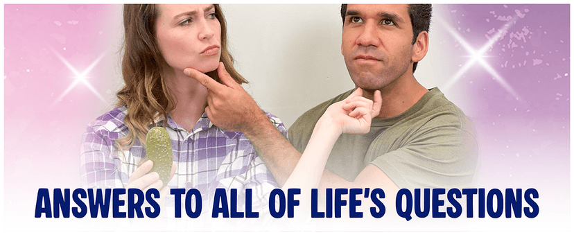 Mystic Pickle - Magic Fortune Teller with +100 Witty Responses - Unveiling The Briny Secrets of The Universe - Endless Entertainment with Friends, Family, Classroom Students - Best Novelty Gag Gift!