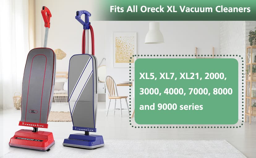 16 Packs Vacuum Bags for Oreck Type CC, Compatible with All Oreck XL Upright Vacuum Cleaner - Replaces Part # CCPK8DW