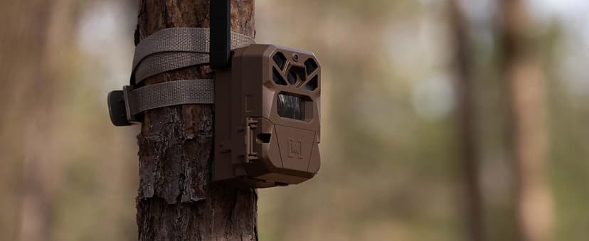Moultrie Edge Solar Cellular Trail Camera - Integrated Solar Panel with Battery - 40MP - 1080p Video - Night Vision - Multi-Carrier LTE Auto-Connect - Built-in Memory - 0.4s Trigger Speed